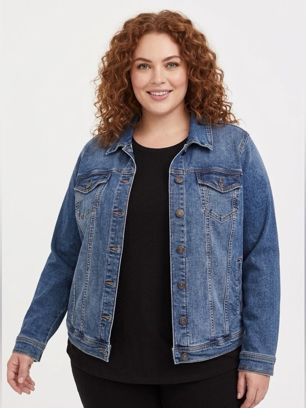 NWOT Torrid denim jean jacket Plus size 2X cotton
